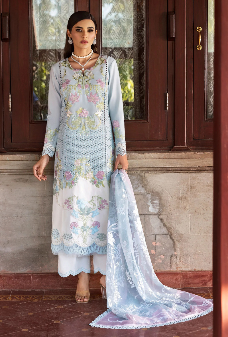 LOTUS REVERIE 4-B - Bloom Unstitched Lawn - Saira Shakira