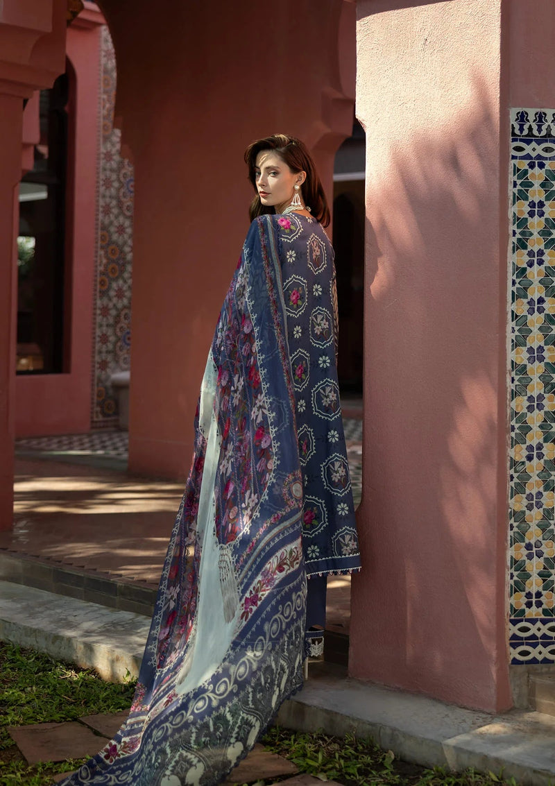 ETS - 04A Sylvie - Signature Embroidered Lawn - Elaf Premium