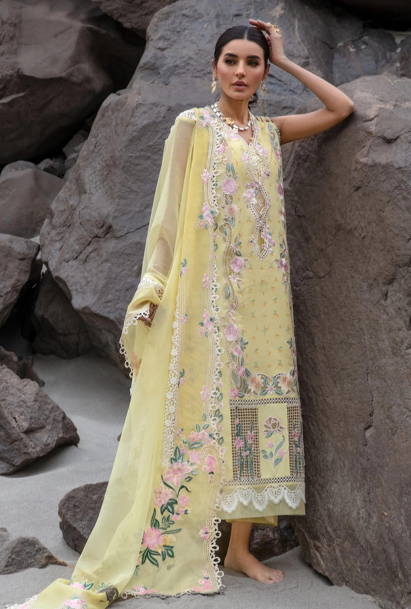 Lawn Collection - Crimson - Lawn 24 - Believe In Her - Topaz Yellow