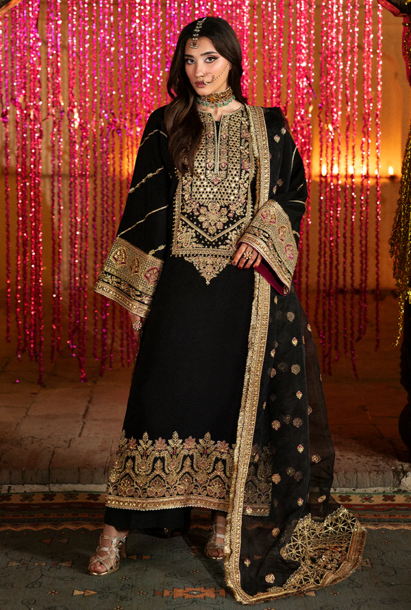 Yasmin - Singhar Premium Silk Unstitched - Saad Shaikh