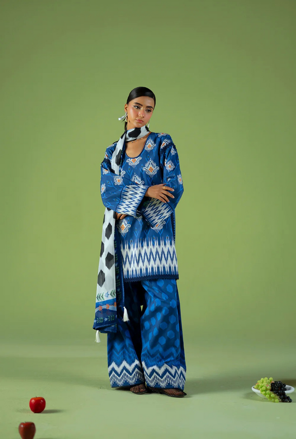 City Bloom - JP09 - Joolie Print`s Unstitched - Saira Rizwan
