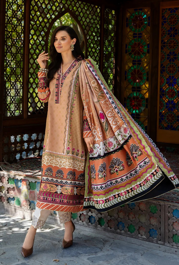 Solara Crest - Nirvana Printed Silk - Mushq Mushq
