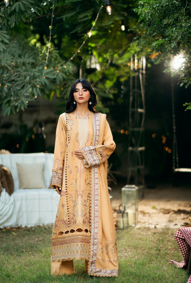 FNS - 5A - Serenity Embroidered & Pure Woolen Shawl - Florent