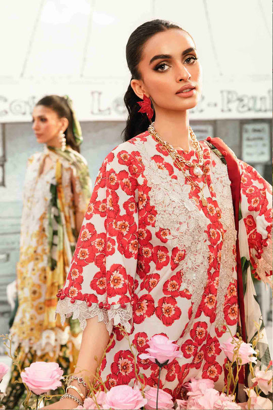 D06-B - M.Prints Unstitched Lawn - Maria .B