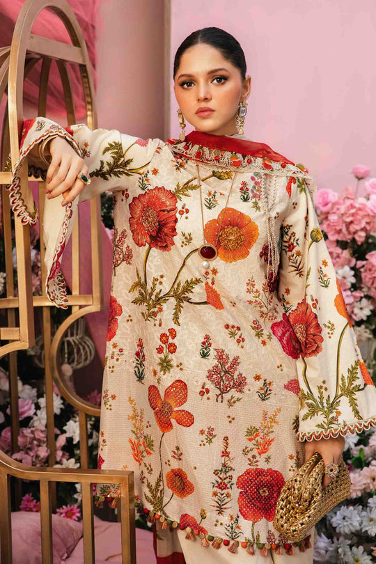 D07-A - M.Prints Unstitched Lawn - Maria .B