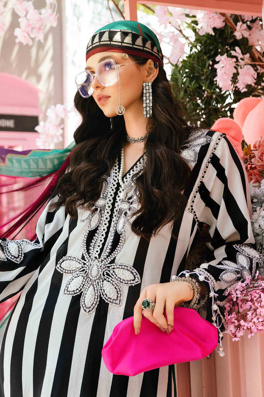 D09-B - M.Prints Unstitched Lawn - Maria .B