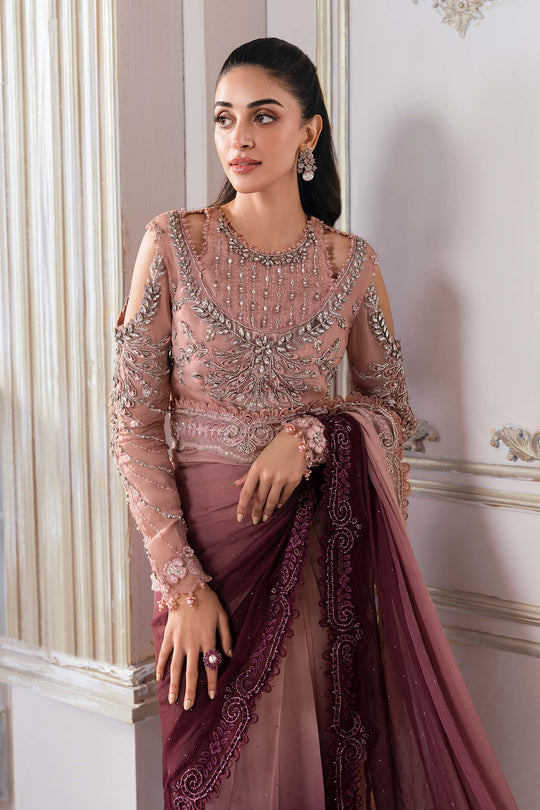 BD-3001 - Mbrodidered Unstitched Collection - Maria B