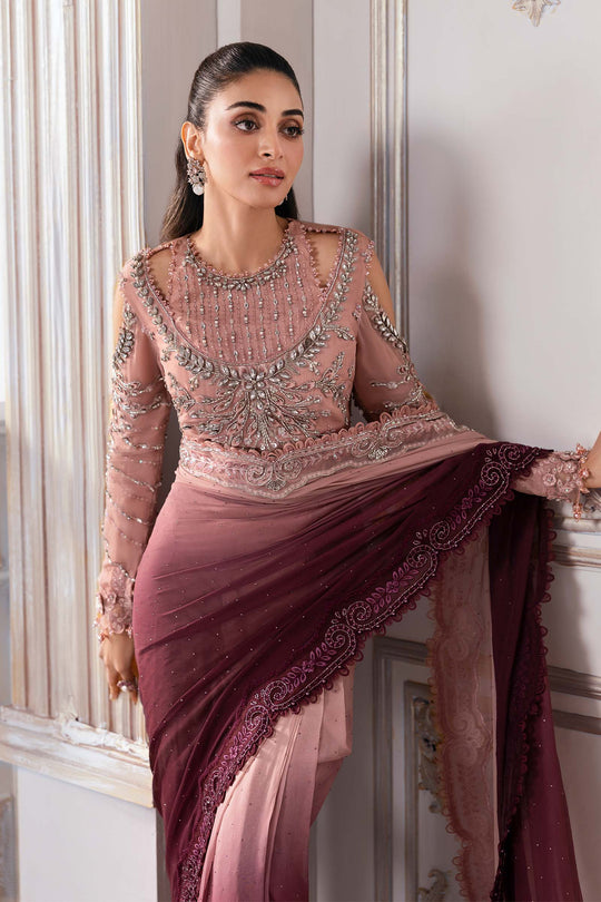 BD-3001 - Mbrodidered Unstitched Collection - Maria B