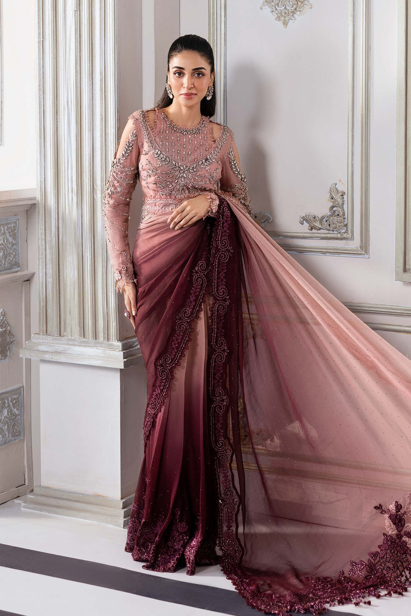 BD-3001 - Mbrodidered Unstitched Collection - Maria B