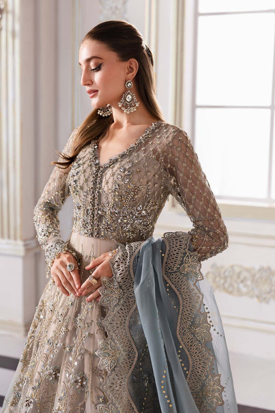 BD-3002 - Mbrodidered Unstitched Collection - Maria B