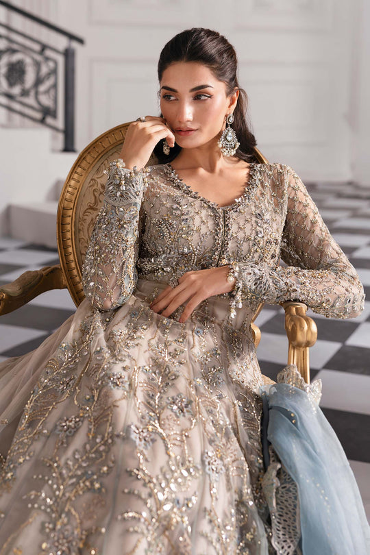 BD-3002 - Mbrodidered Unstitched Collection - Maria B