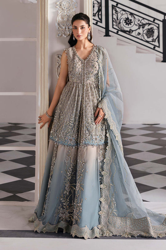 BD-3002 - Mbrodidered Unstitched Collection - Maria B