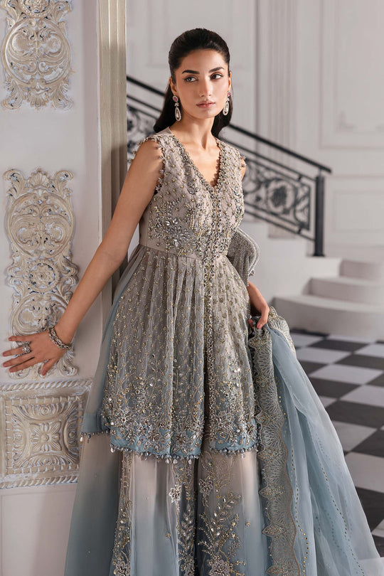 BD-3002 - Mbrodidered Unstitched Collection - Maria B
