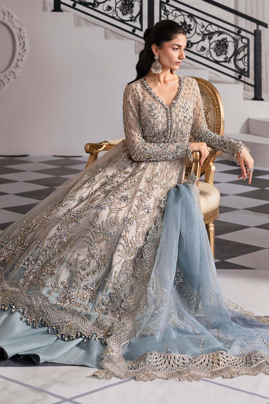 BD-3002 - Mbrodidered Unstitched Collection - Maria B