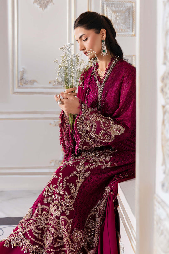 BD-3003 - Mbrodidered Unstitched Collection - Maria B