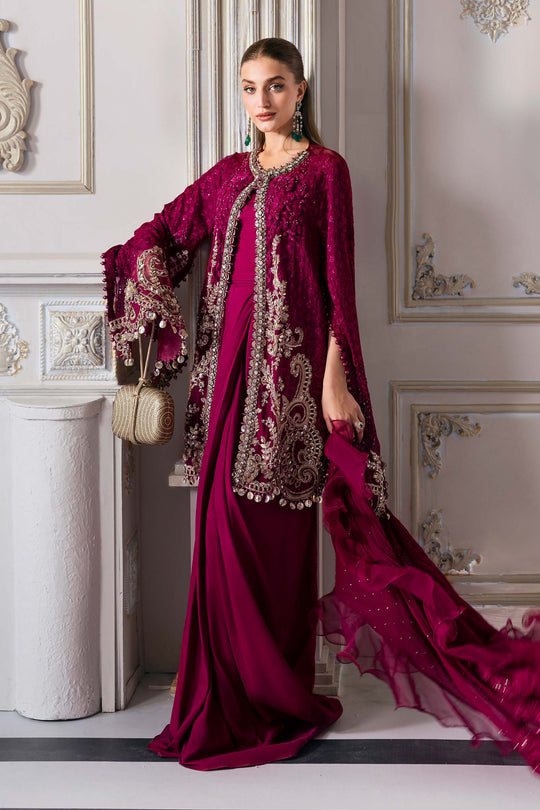 BD-3003 - Mbrodidered Unstitched Collection - Maria B