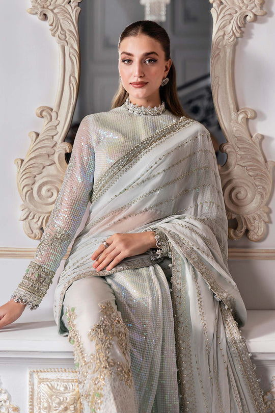 BD-3005 - Mbrodidered Unstitched Collection - Maria B