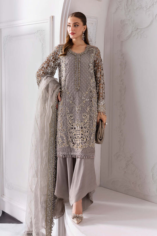 BD-3006 - Mbrodidered Unstitched Collection - Maria B