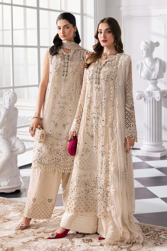 BD-3007 - Mbrodidered Unstitched Collection - Maria B