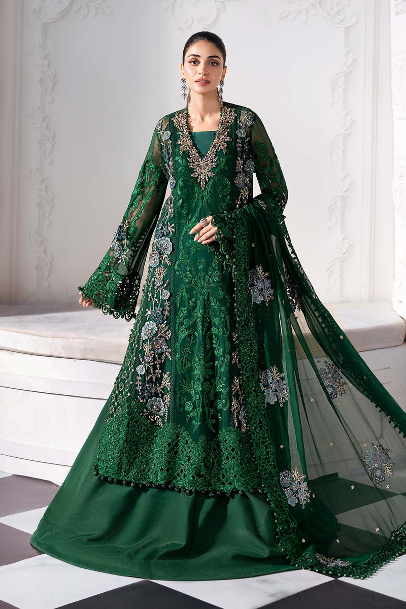 BD-3008 - Mbrodidered Unstitched Collection - Maria B