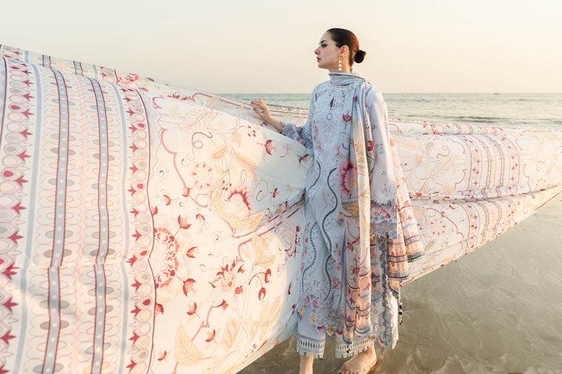 FK-02 Isabella - Sahil Luxury Lawn `25 - Qalamkar