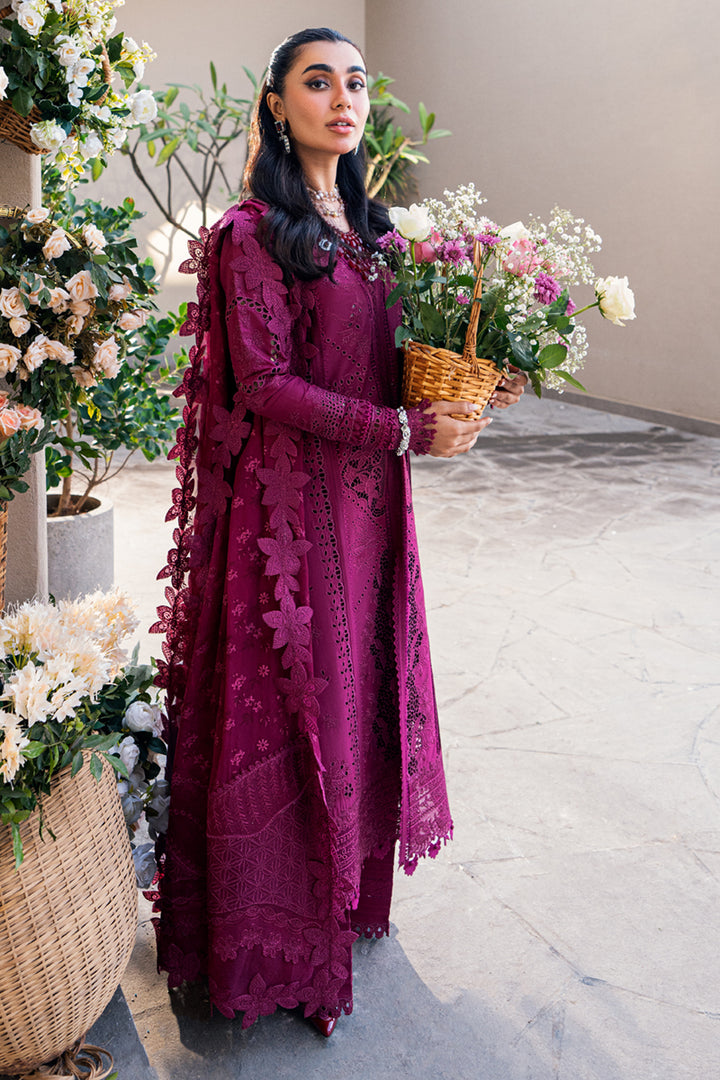 FK-11 Violet - Sahil Luxury Lawn `25 - Qalamkar