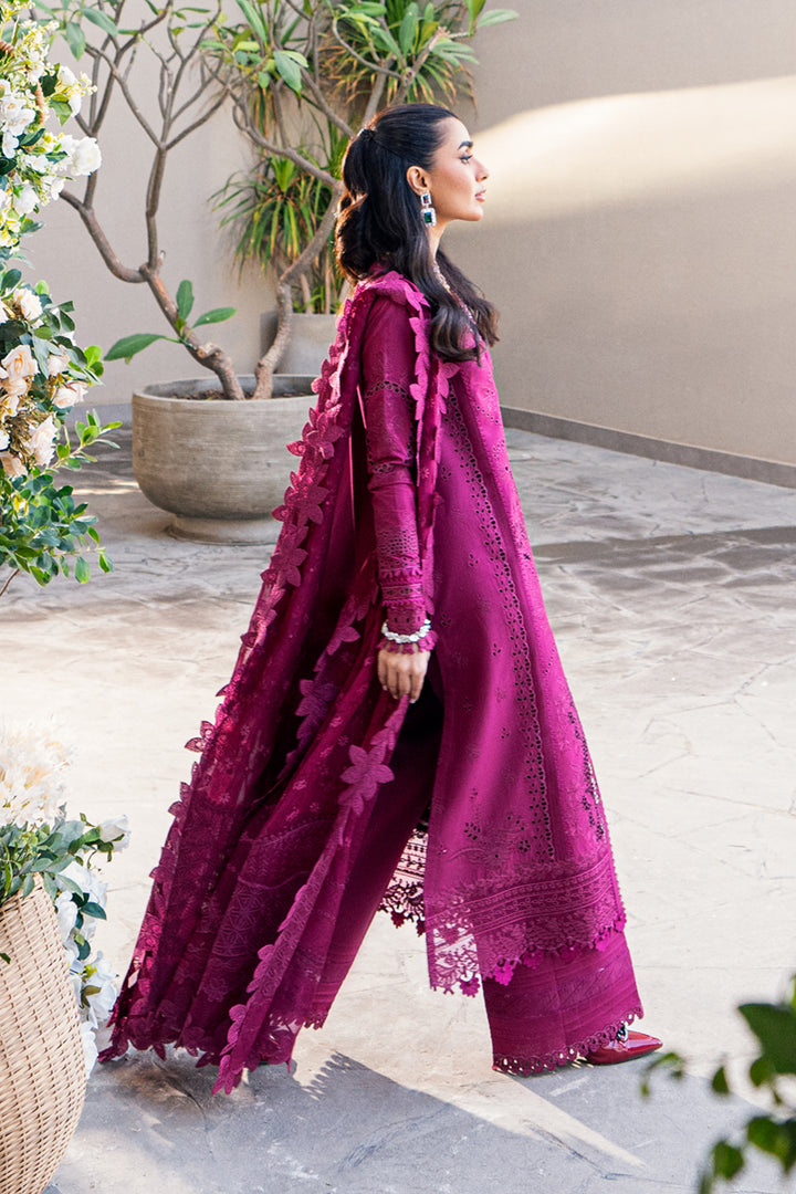 FK-11 Violet - Sahil Luxury Lawn `25 - Qalamkar