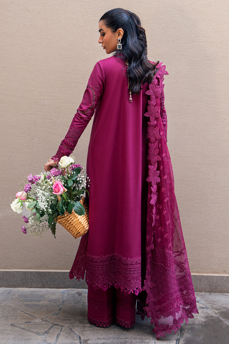 FK-11 Violet - Sahil Luxury Lawn `25 - Qalamkar