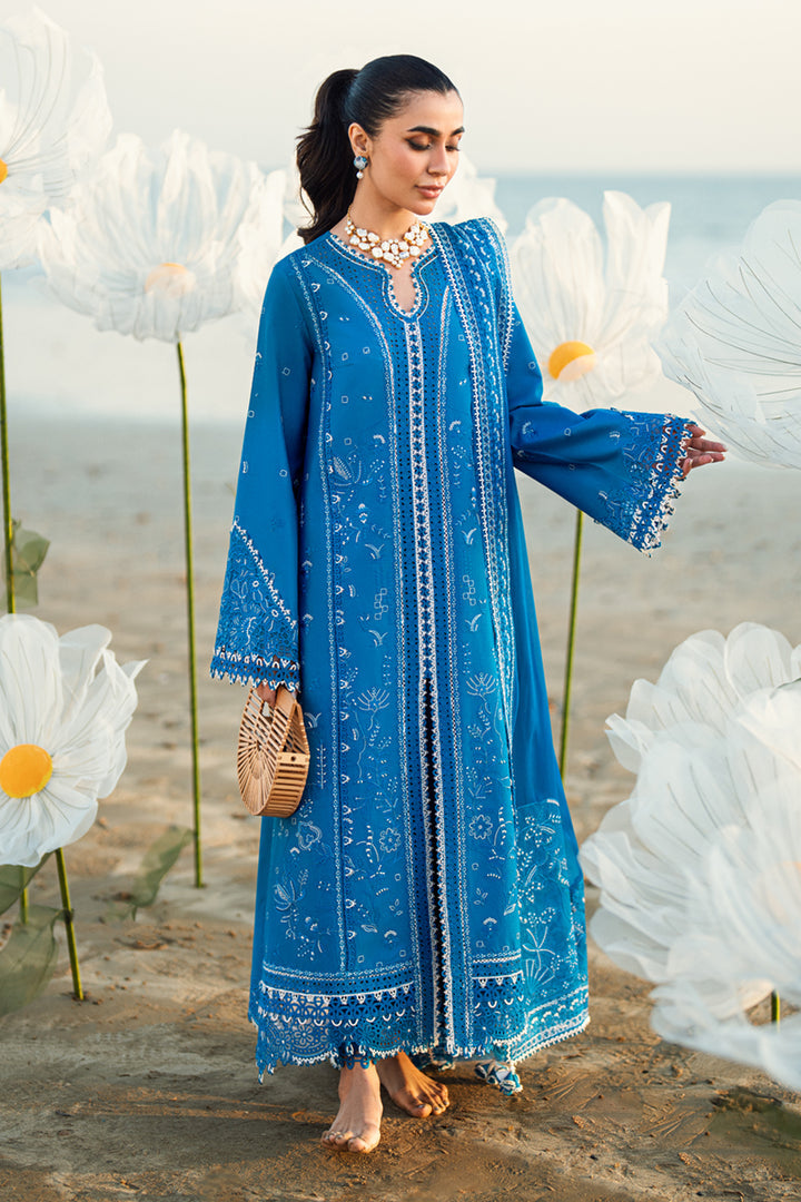 FK-03 Victoria - Sahil Luxury Lawn `25 - Qalamkar