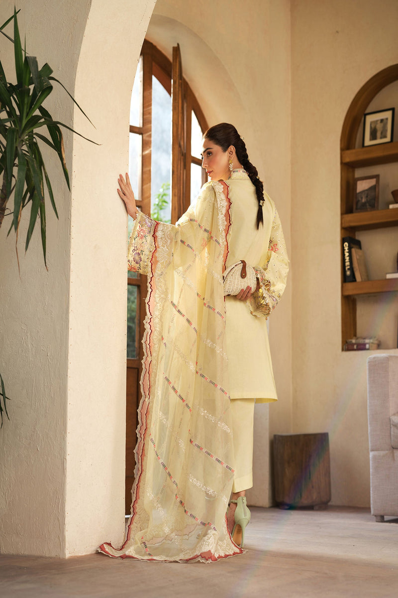 Lemon Garden - Luxury Lawn Unstitched - Maryam Hussain