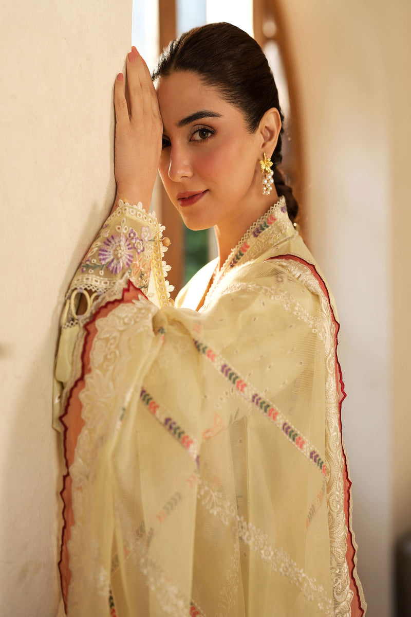 Lemon Garden - Luxury Lawn Unstitched - Maryam Hussain