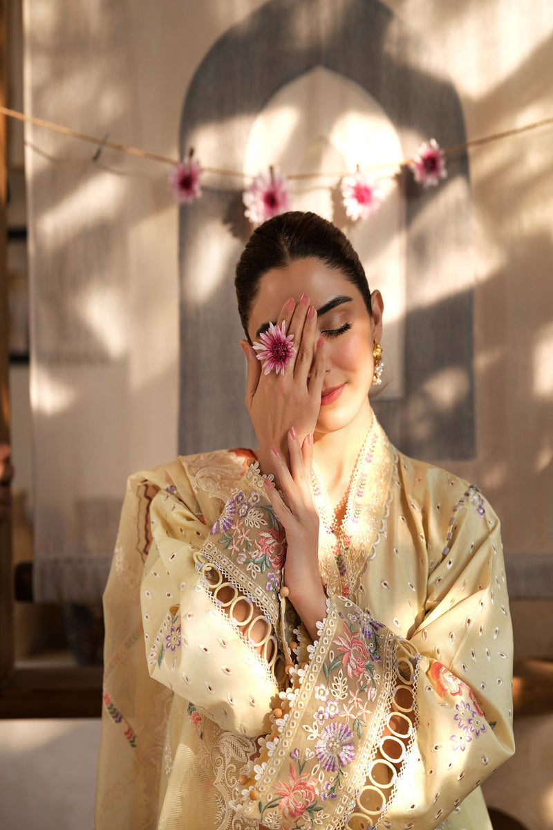 Lemon Garden - Luxury Lawn Unstitched - Maryam Hussain