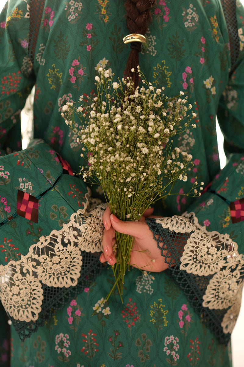 Seashell - Luxury Lawn Unstitched - Maryam Hussain