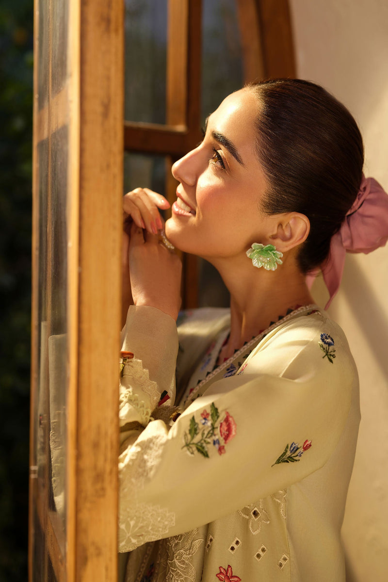 Mint - Luxury Lawn Unstitched - Maryam Hussain