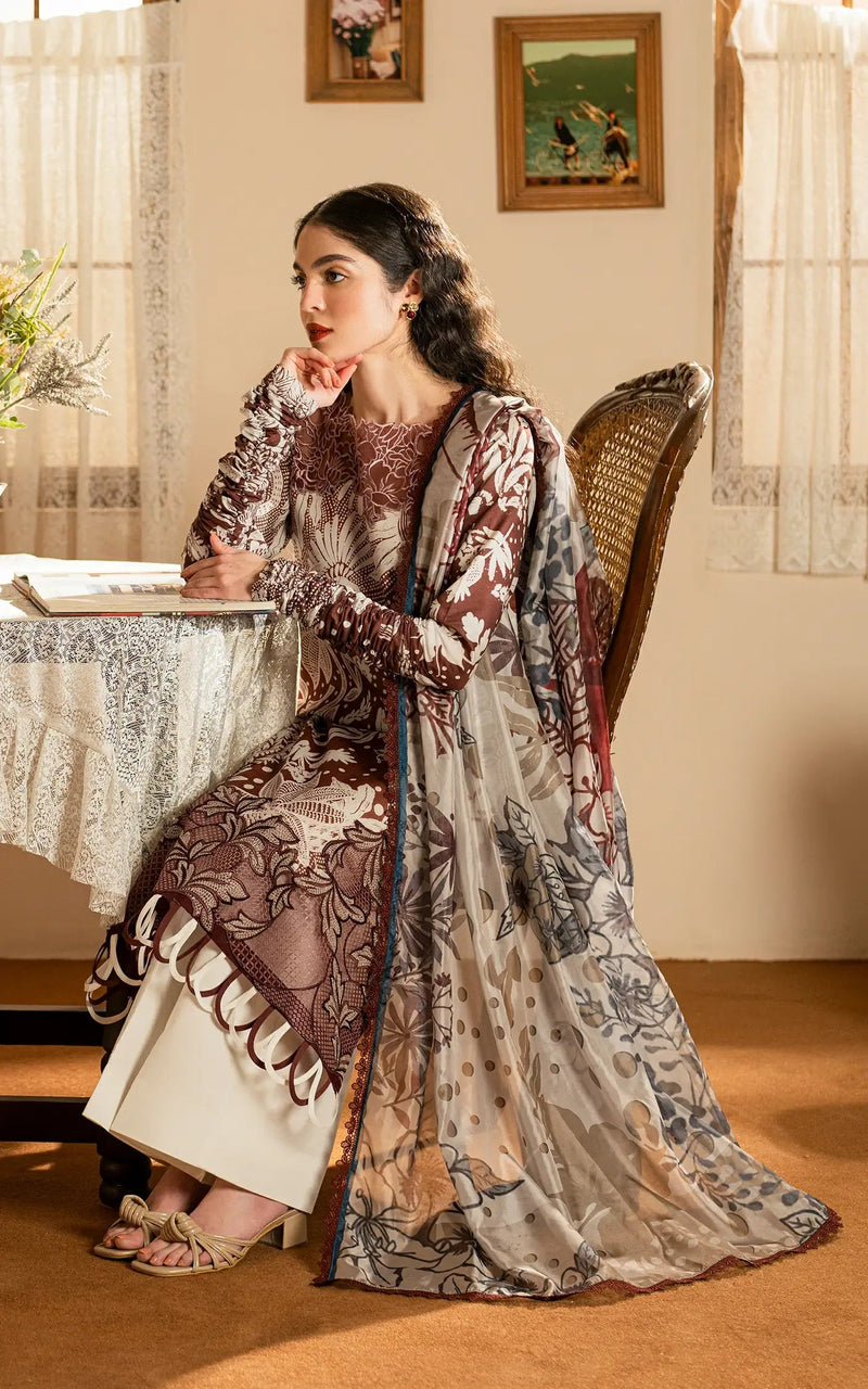 Darcheeni (MVL 25-07) - Meraki Vintage Unstitched - Asifa And Nabeel