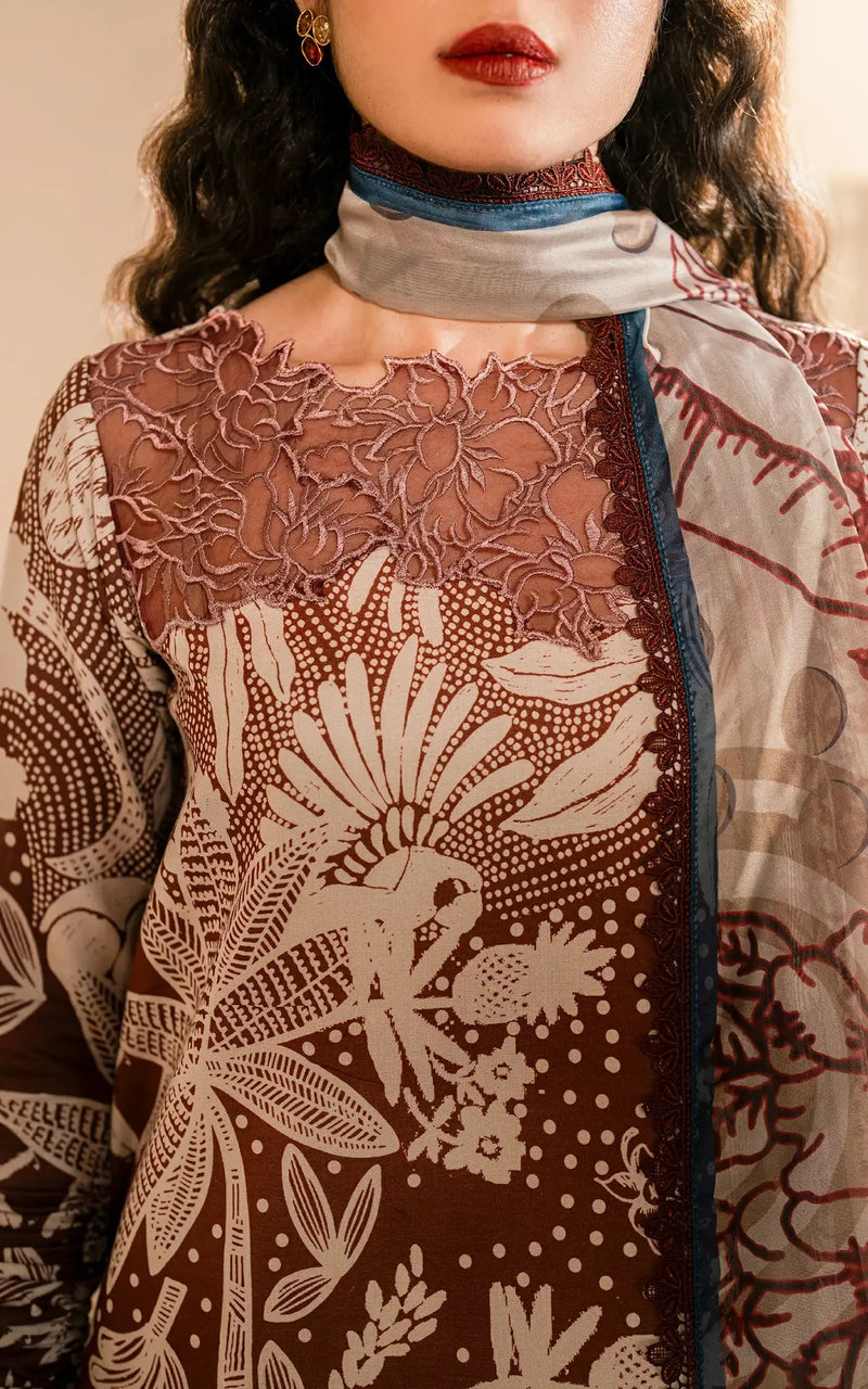Darcheeni (MVL 25-07) - Meraki Vintage Unstitched - Asifa And Nabeel