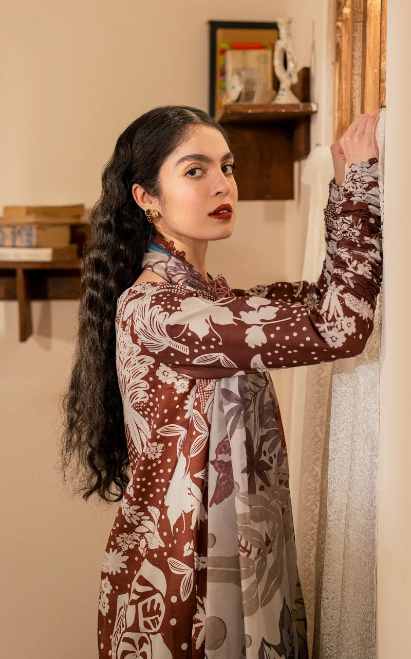 Darcheeni (MVL 25-07) - Meraki Vintage Unstitched - Asifa And Nabeel