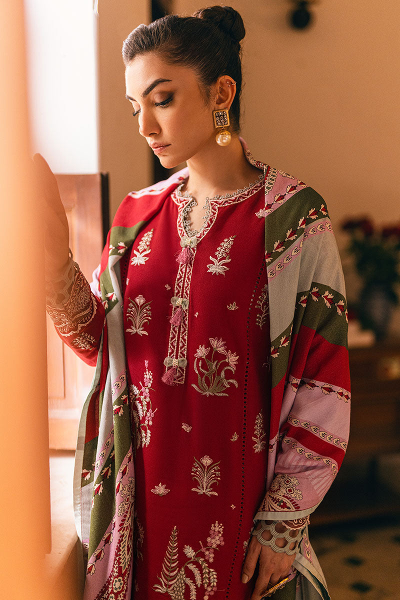 Velvet Rose - Symphony Unstitched Karandi - Mushq