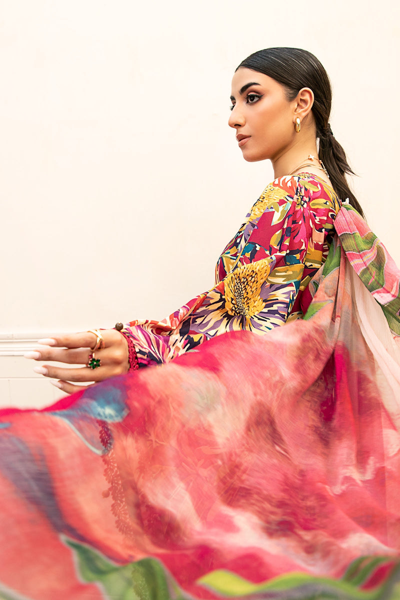 D03-B - M Basics Unstitched Lawn- Maria B