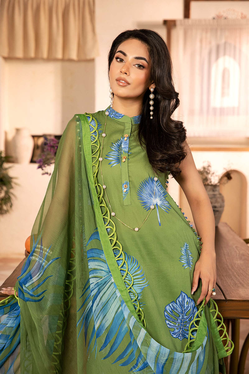 D06-A - M Basics Unstitched Lawn- Maria B
