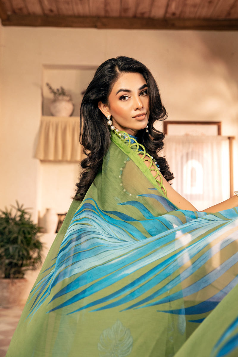 D06-A - M Basics Unstitched Lawn- Maria B