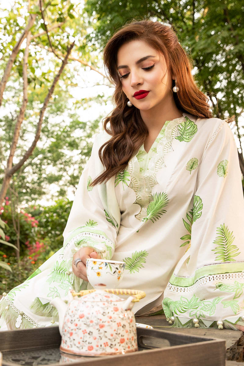 D06-B - M Basics Unstitched Lawn- Maria B