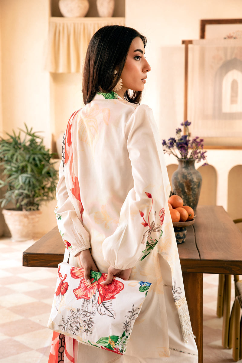D07-B - M Basics Unstitched Lawn- Maria B