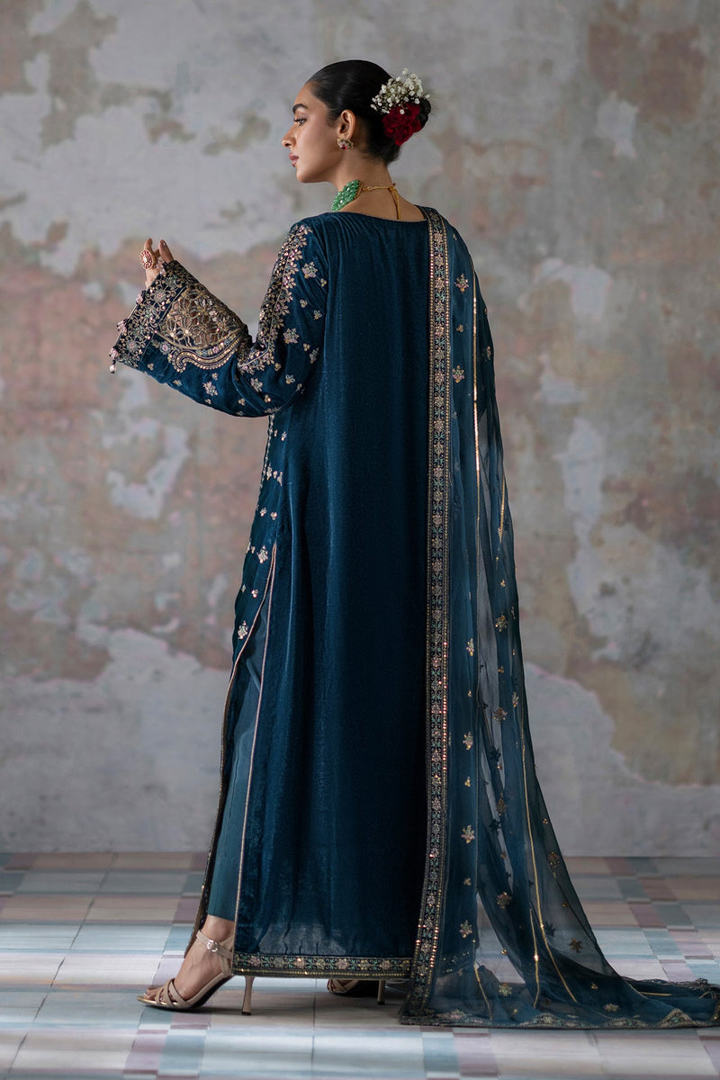 Meher - Saanjh Unstitched velvet - Emaan Adeel