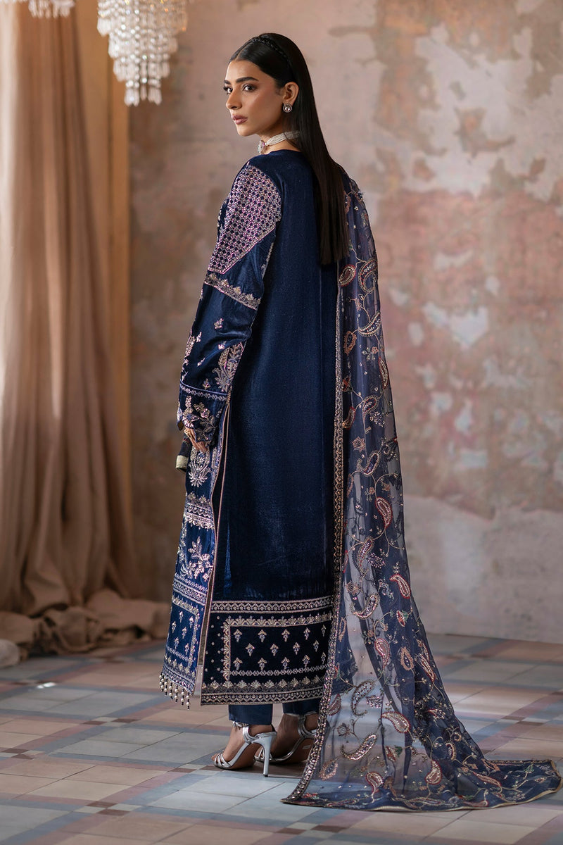 Roshni - Saanjh Unstitched velvet - Emaan Adeel