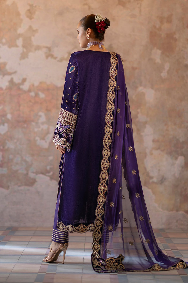 Aroosh - Saanjh Unstitched velvet - Emaan Adeel