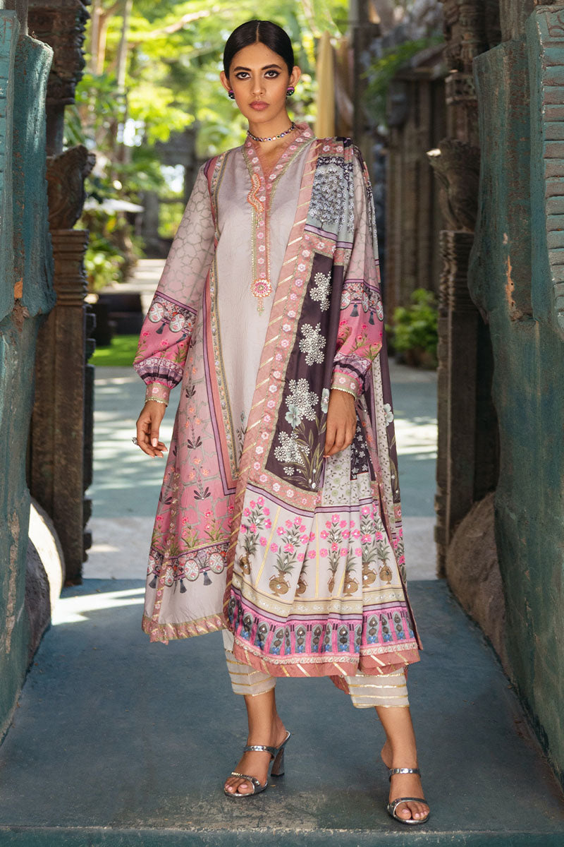 Pewter - Nirvana Unstitched Silk - Mushq