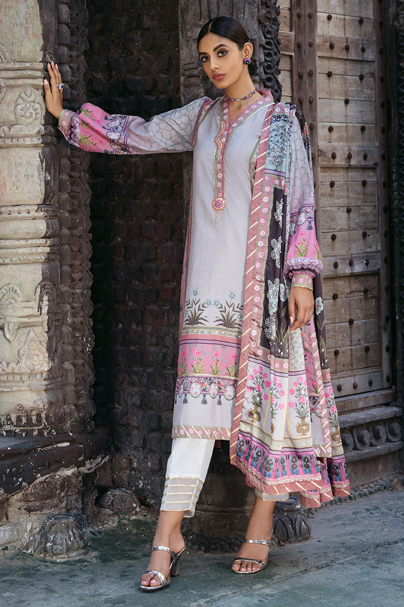 Pewter - Nirvana Unstitched Silk - Mushq