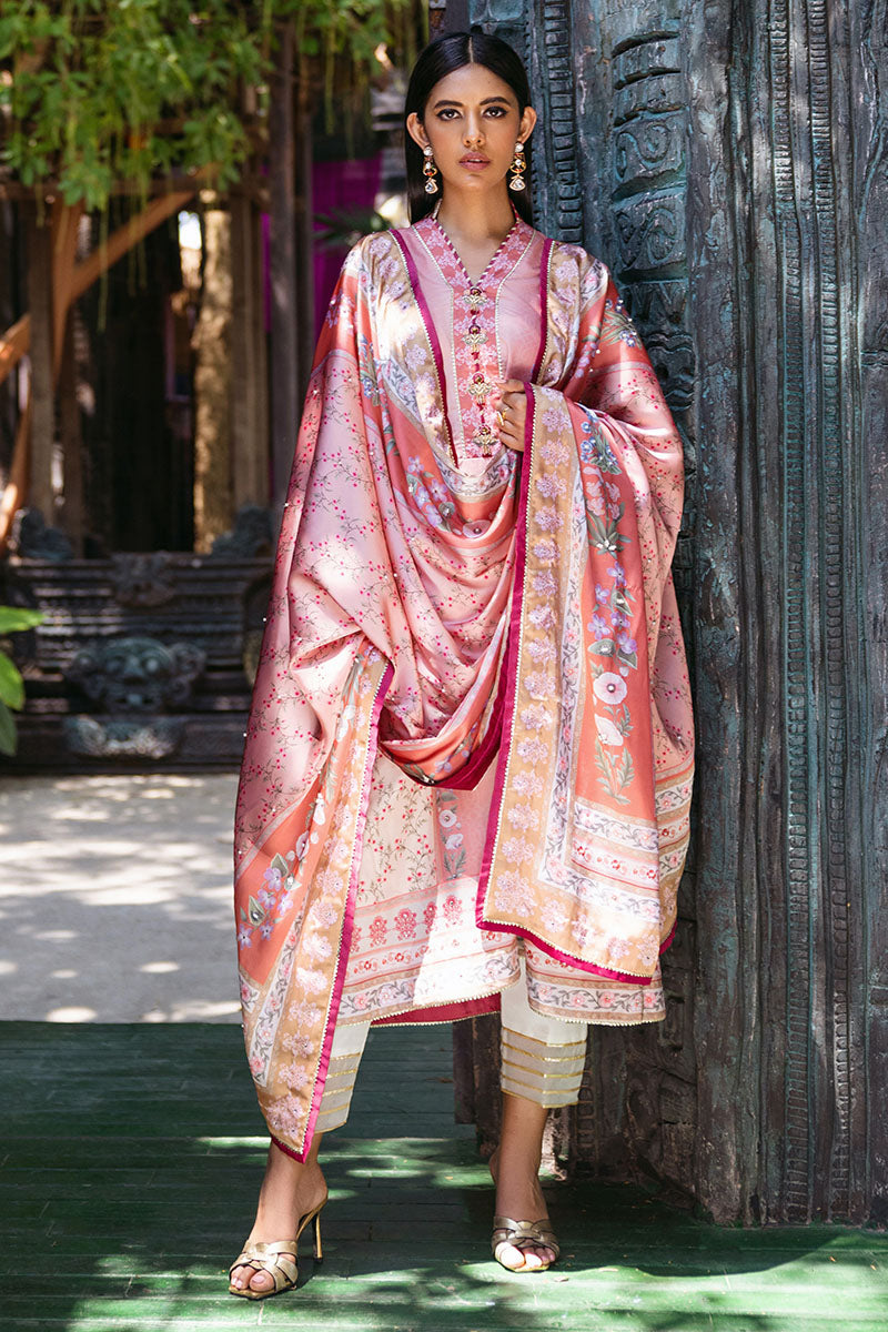 Roseate - Nirvana Unstitched Silk - Mushq