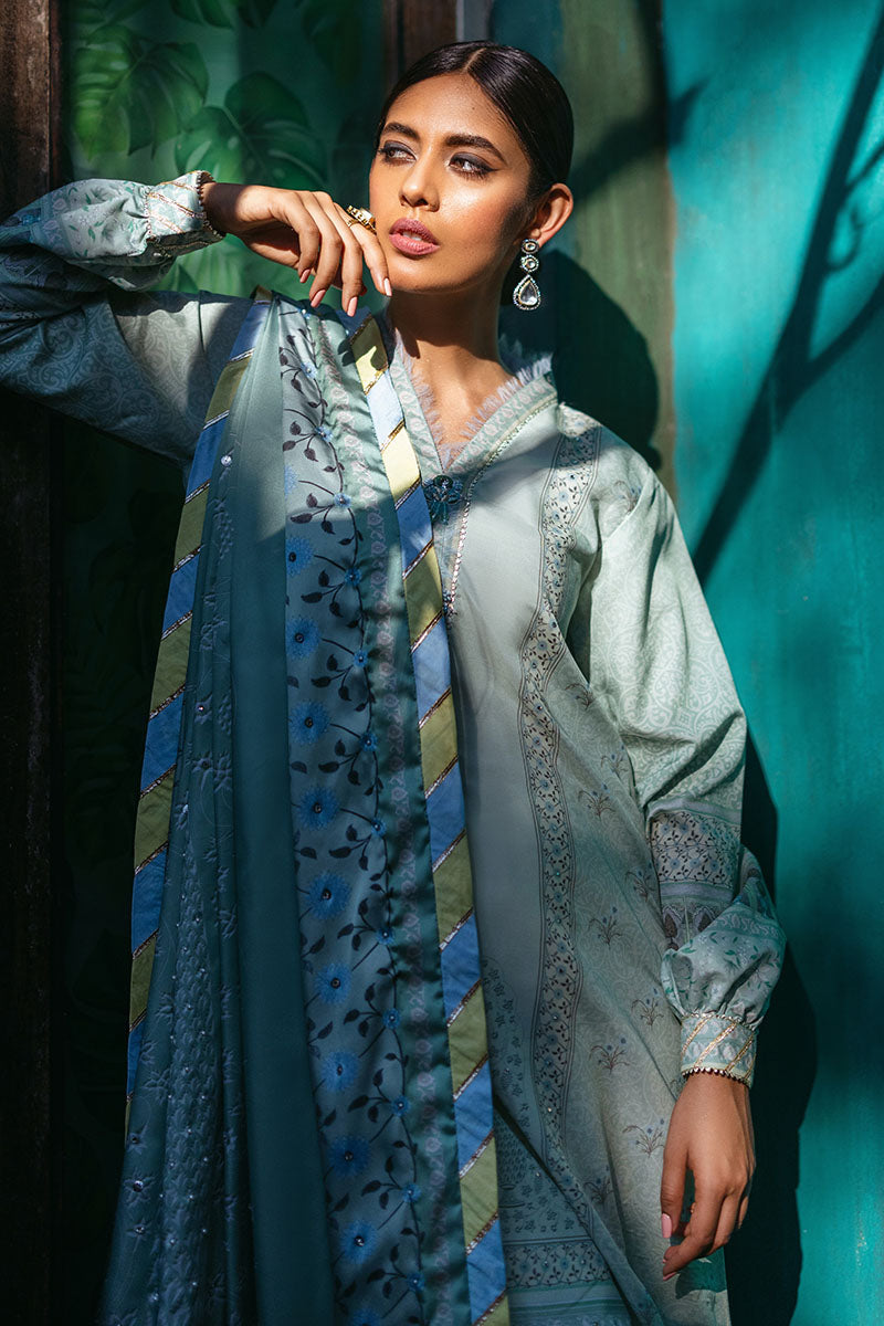 Cerulean - Nirvana Unstitched Silk - Mushq